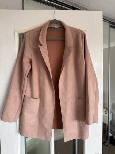 Zara blush pink suede feel - pink,