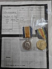 WW1 Machine Gun Corps Medals