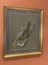 Mid c20th Framed Large Gouache