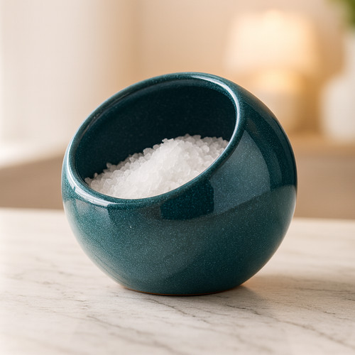 Montreal salt pig - salt, ceramic