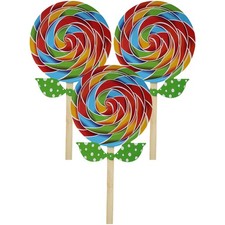 3 Pcs Fake Lollipop Props