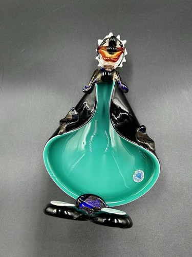 Vintage murano glass clown - vintage,