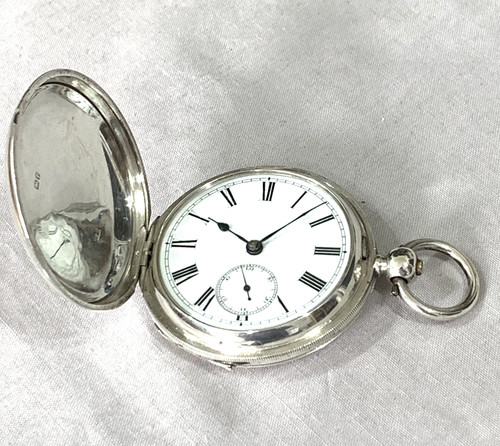 1889 silver key wind full - silver,