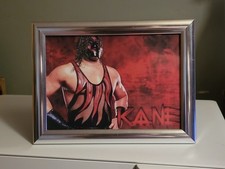 WWE WWF Wrestling Kane With Mask Framed Picture Art Print Home Decor