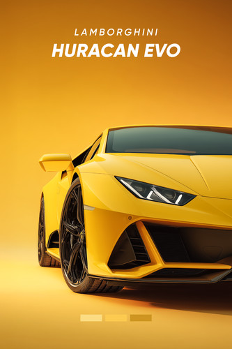 Lamborghini huracan evo 24x36 - huracan,