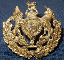 GENUINE ASC . RASC ROYAL ARTILLERY MASTER GUNNER BRITISH MILITARY CAP BADGE