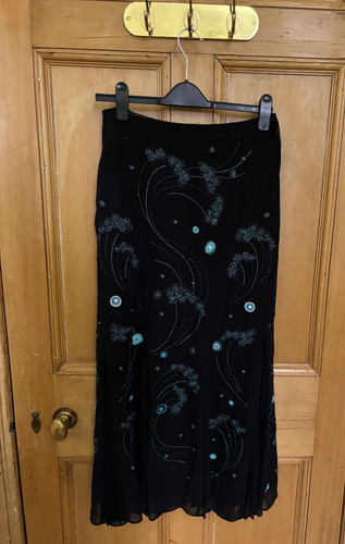 Laura ashley black silk - laura,