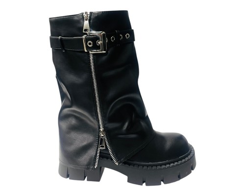 Women chunky sole mid calf - women's,
