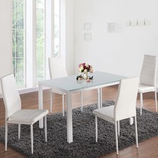 Dinning Chairs & Glass Table