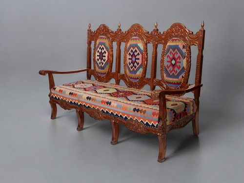 Orient kilim seater armchair - orient,
