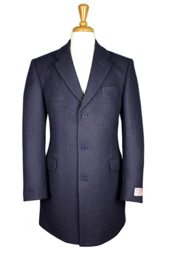 Mens navy blue harris tweed - mens,