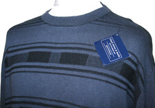 Lloyd Attree & Smith Mens Knitted Jumper - XXL - Air Force Blue - Crew Neck BNWT