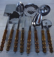 Vintage Retro Wooden Handle