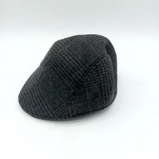 TWEED CHECK FLAT CAP VINTAGE