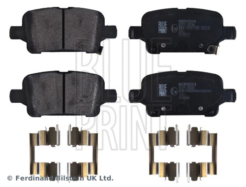Rear brake pad set disc - pad,