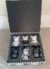 Disney Vinylmation Mickey Mouse Gift Set of 6 (3”) Figures LE 2000 NIB B&W