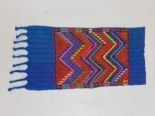 Vintage Guatemalan Handwoven Table Runner 30x15 inches