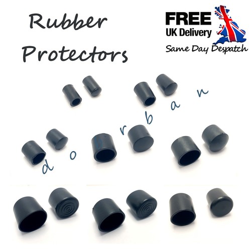 Rubber chair ferrules - rubber,
