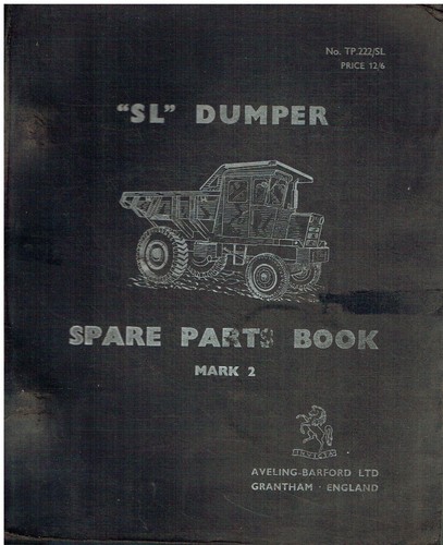 Aveling barford mk2 dumper - barford,