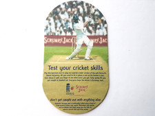 BULMERS SCRUMPY JACK Cider - Test Your Cricket Skills Cat No'?? Beer mat/Coaster