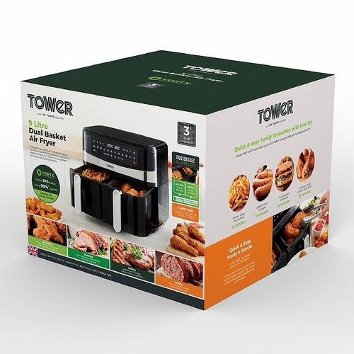 Tower vortx t17088 black - tower, 9l