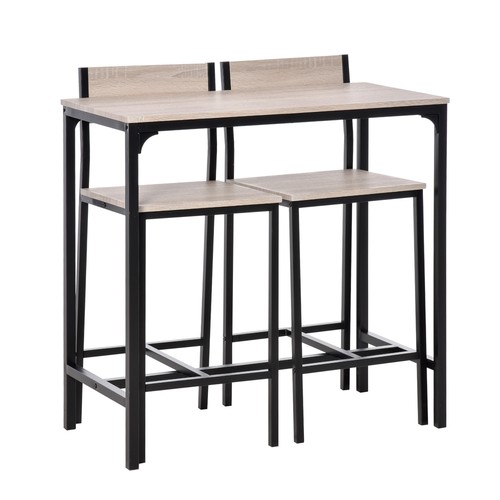 Homcom piece bar table and - homcom,