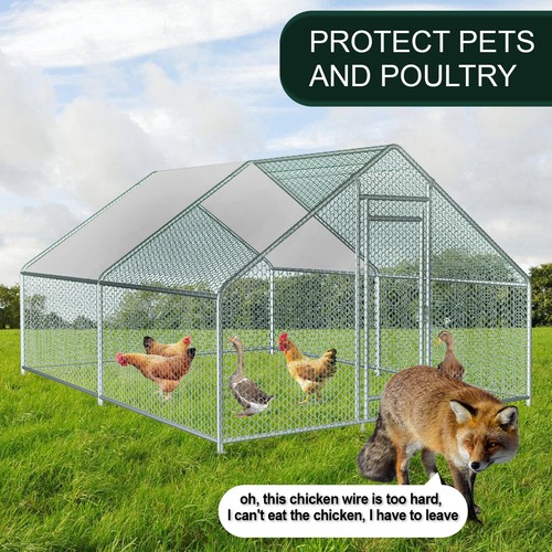 10x13ft large chicken coop - large, run