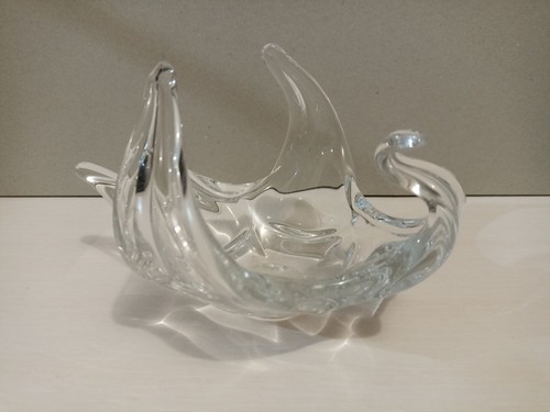 Swallow glass bowl - glass,