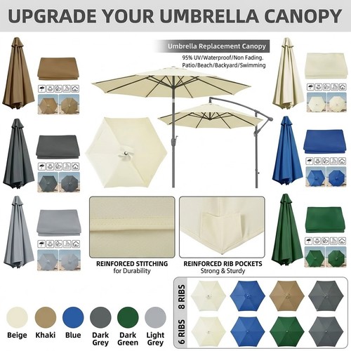 Replacement fabric parasol - replacement,