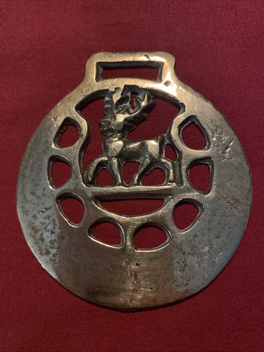 Vintage horse brass - horse,