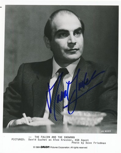 David suchet signed - david, suchet-