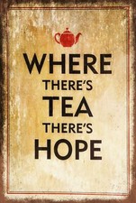 Tea and Hope Aged Look Vintage