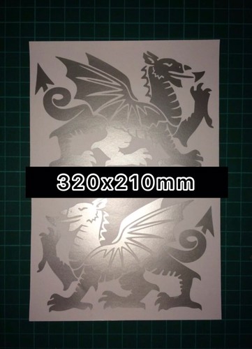 Welsh dragon stickers - welsh,