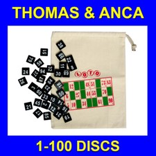 Raffle Discs 1-100 Numbered