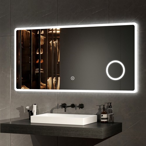 Emke large led bathroom mirror - emke,