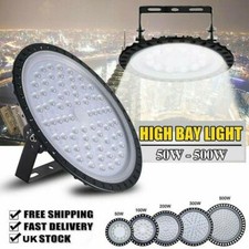 100/200/300W LED High Bay Light Low Bay UFO Warehouse Workshop Industrial Lights