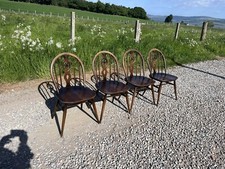 Set of Four Ercol Dining Chairs