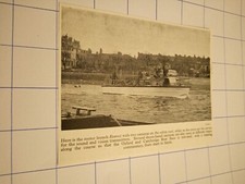 Motor launch Everest BBC cameras Oxford and Cambridge boat race