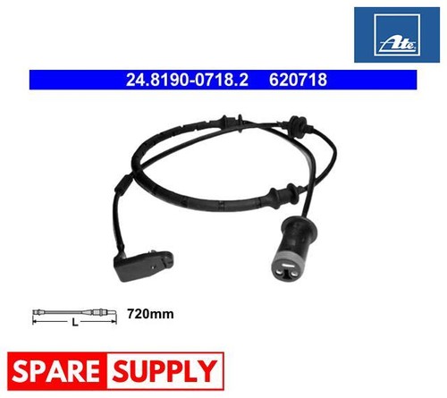 Warning contact brake pad - warning,