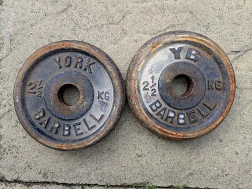 York barbell 5kg total - york, 2