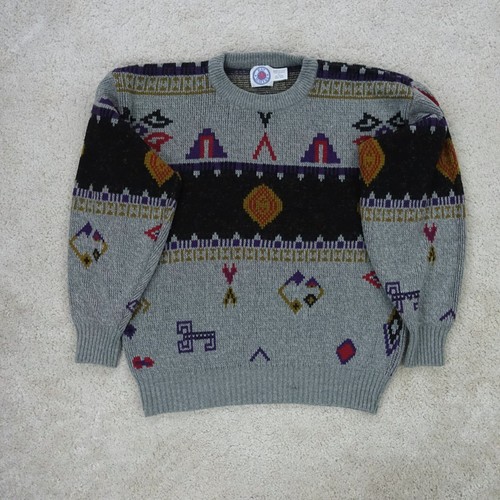 Vintage knit jumper mens - mens, large