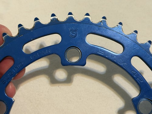 Sugino crown blue 42t sprocket - crown,