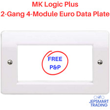 MK Logic Plus 2-Gang 4-Module