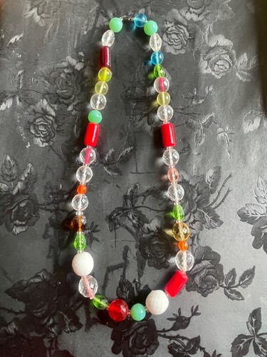 Multi coloured chunky baroque - multi-coloured,