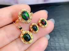 REAL 18CT GOLD VERMEIL  SET