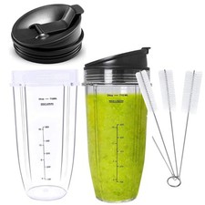 24oz Flip-Top Cup Compatible with Nutri Ninja Blenders RRP £19