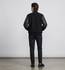 Men's Black Varsity Jacket