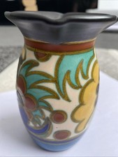 Gouda Holland Dutch Pottery Vase