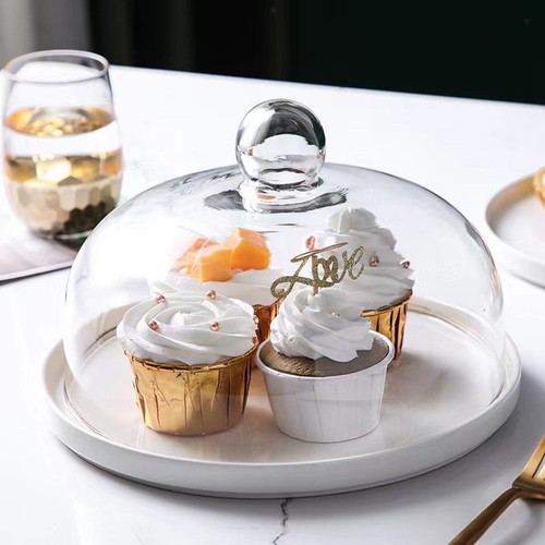 Cake stand dome lid glass - cake,