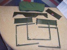 100% Vintage Action Man,Gi Joe Geyperman. Palitoy Land Rover Trailer parts.